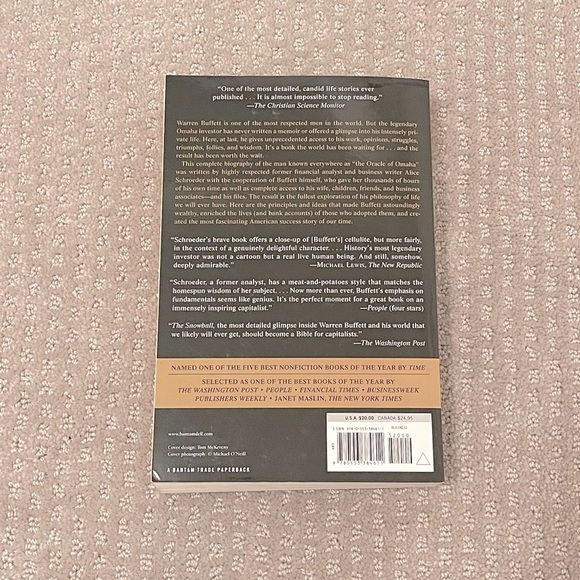 The Snowball: Warren Buffett and the Business of Life by Alice Schroeder. - Picture 2 of 2